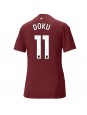 Manchester City Jeremy Doku #11 Tredjedrakt Dame 2024-25 Korte ermer